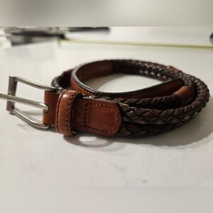 Tommy Bahama Genuine Leather Braided Belt, Women's Size M